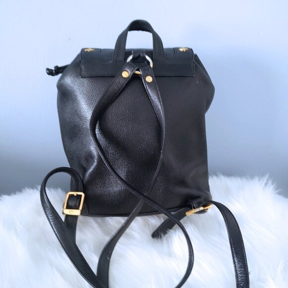 MCM vintage studded leather backpack w/COA EUC - Picture 3 of 11